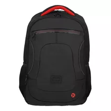 Mochila Vermelha Xtren Gamma, Cor: Preta, Design De Tecido Liso