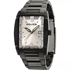 Reloj Police Hombre Acero Negro Rectangular Pl.13887msb/61m