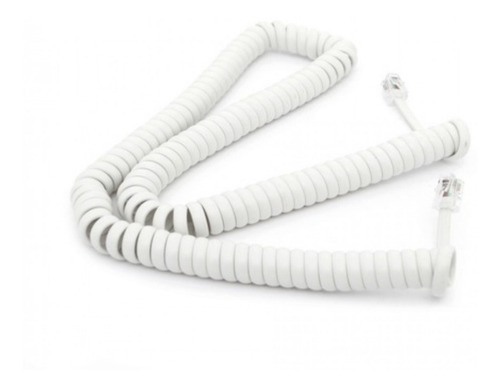 Cable Rulo Espiral Telefono Tubo Rj9 2mts
