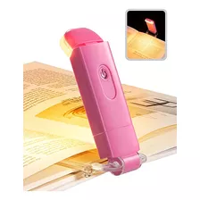 Luz De Libro Ámbar, Luz Recargable Por Usb Para Leer En La C