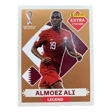 Figurinha Extra Copa 2022 Almoez Ali Bordo Rara