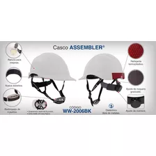 Casco Assembler Suspensión Textil Dielectrico Tipo 2 Clase E