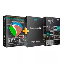 Reaper Nova Versão 7.03 Pt-br Full + Plugins Alliance + Spl