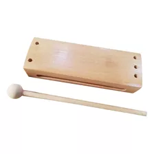 Bloque De De Madera, Instrumento Musical Para Tocar La Mano,