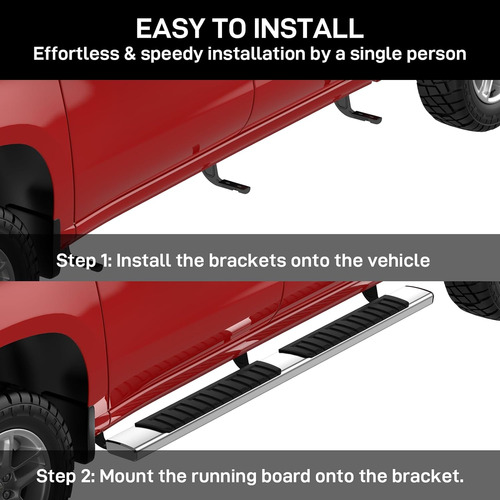 Aoile Estribos Compatibles Con Ford F-150 Supercrew Cab 2015 Foto 4