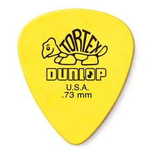 Uñetas Jim Dunlop 418p 0.73 Tortex Std Pack X 12 Color Amarillo Tamaño Mediano