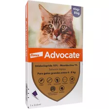 Advocate Para Gatos Grandes 4 A 8 Kg