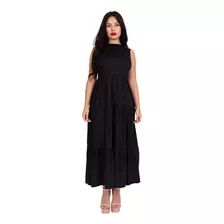 Maxivestido Tulum Sin Manga Tres Holaes Tirante Grueso Curvy