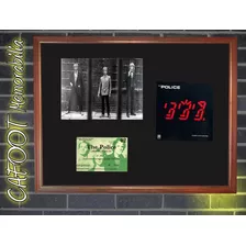 The Police Sting Foto Entrada Y Tapa Album 1982 Cuadro