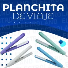 Mini Planchita Pelo Ceramica Viaje + Estuche -ikasa Hogar