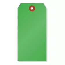 5 (4 ¾ X 2 - 3/8) - Verde Oscuro Tarjeta De Papel De Color