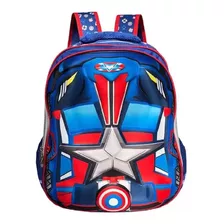 Mochila Escolar Bolsa Infantil Masculina Grande Alto Relevo1