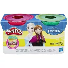 Pack 2 Masas Play Doh Frozen Brillante