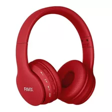 Fone Ouvido Favix B01 Headset Sem Fio Fm Sd Card Vermelh