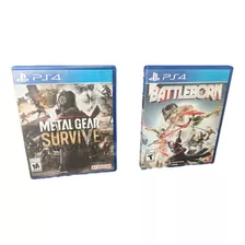 Metal Gear Survive +battleborn Playstation 4 Físico Original