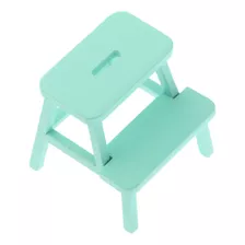 Silla Con Escalón Para Casa De Muñecas, Escala 1:12, Verde