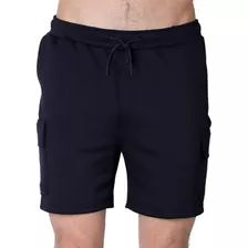 Bermuda Deportivo Cargo Hombre Azul Stfashion 71604606