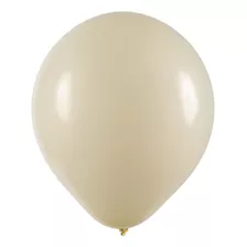 50 Balão Bexiga Marfim 9 Polegadas Festa Decoracao Bege