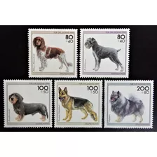 Alemania Perros, Serie Mi 1797-1801 Infancia 95 Mint L16289