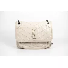 Bolsa Ysl Niki Baby Mediana Bandolera Piel Mujer