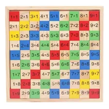 Tabla De Multiplicar Montessori Didáctico De Madera Artidix