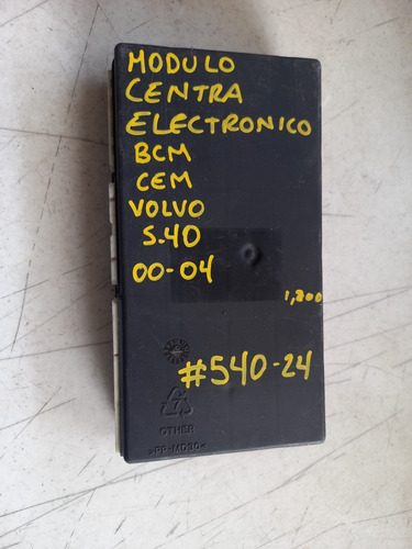 Modulo Central Electrnico Bcm Cem Volvo S40 00-04 #540-24 Foto 3