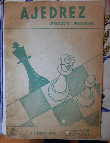 Revista Ajedrez Sopena, Dic 1966, Panno, Fischer, Korchnoi
