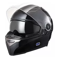 Yescom Dot Casco Integral De Motocicleta Viseras Dobles Sun 