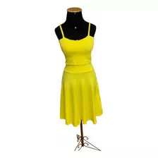 Vestido Alcinha Amarelo.