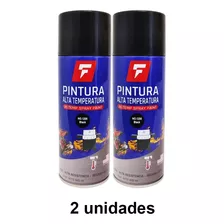 Spray Negro Alta Temperatura 400ml 450grados Marca Federal 