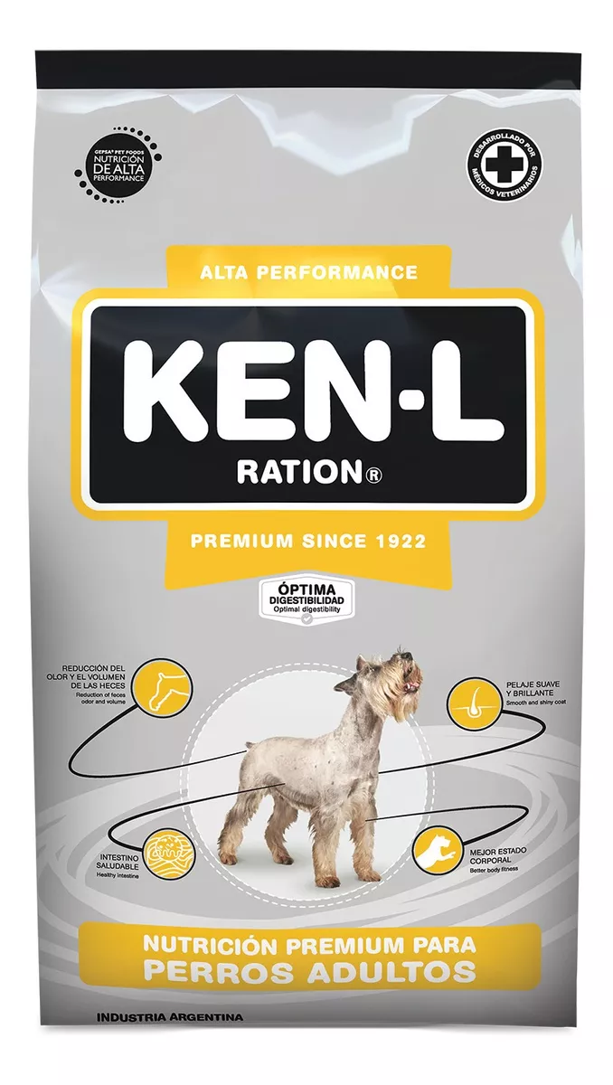 Alimento Ken-l Ration Premium Perros Adulto Todos Los Tamaños Sabor Mix En Bolsa De 25 kg