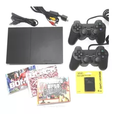 Playstation 2 Com Jogos Funcionando Barato/ Video Game