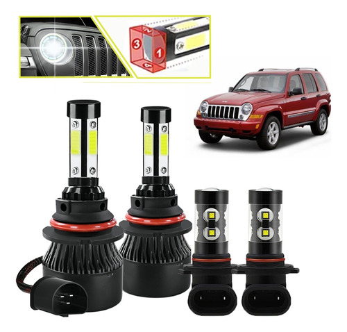 Bombillas De Luz Antiniebla Led 9145 50w Para Jeep Lincoln