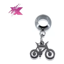 1 Berloque Pingente Charms Aço Inox Para Pulseira Life 