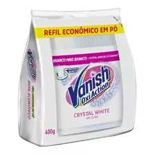 6 Vanish Pó White Sachet 400g Branco Tira Mancha 