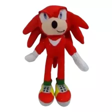 Boneco De Pelúcia Turma Do Sonic Knuckles 35cm Raposa.