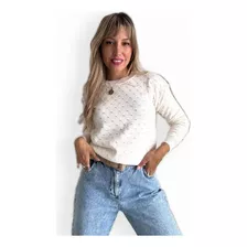 Sweater Cuello Redondo Burbuja Bremer Mujer