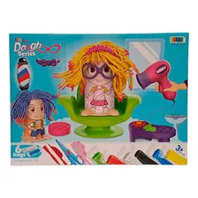 Juego De Masas Peluquería Con Accesorios Babershop 