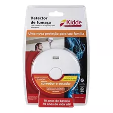 Detector De Fumaça P/ Escada Corredor Luz De Segurança Kidde