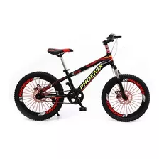 Bicicleta De Niño 20 Phoenix C/frenos Disco Y Suspensión