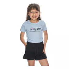 Roupa De Menina Infantil Mini Diva Modinha Blogueira Confort