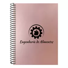 Caderno Colegial Profissões Rosê Gold 20 Matérias