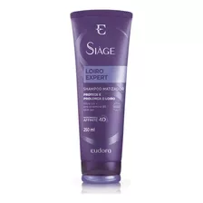 Shampoo Desamarelador Siàge Loiro Expert Eudora - 250ml