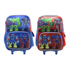 Mochila Carro 18 Vengadores Avengers America Iron Hulk 2019