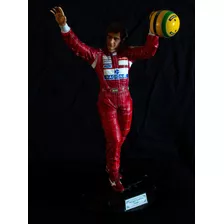 Estátua 1/6 Ayrton Senna Gp Brazil 1993 Kotobukiya Na Caixa