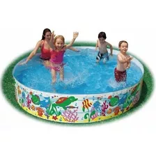 Piscina Rígida Estampada Intex Mundo Marino 2.44 X 46cm