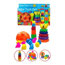 Brinquedo Baby Toys Set Educativo Didático Encaixe Bebe