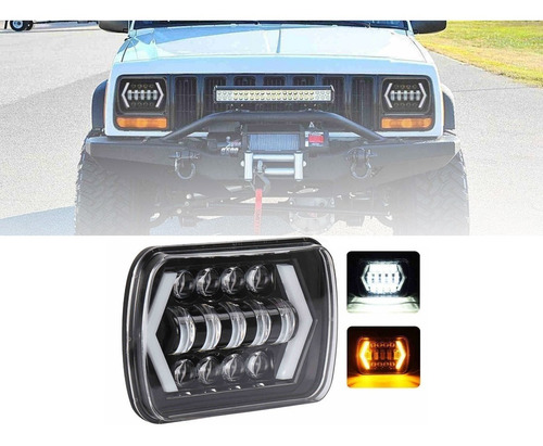 Faros Led 5x7 6x7 Jeeptoyota Blanco mbar Flecha 4x4 Yj Xj Foto 2