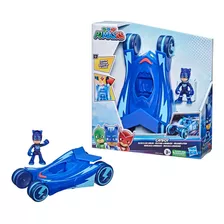 Set Figura Pj Masks Catboy En Vehículo Luminoso Ub