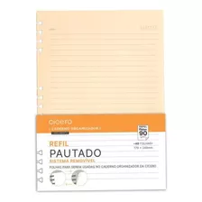 Refil Caderno Organizador 40 Fls Pólen Pautado 17x24 Cícero